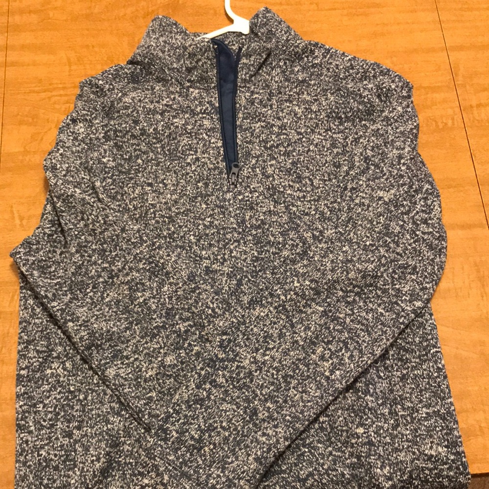 Navy blue old navy medium quarter zip never worn